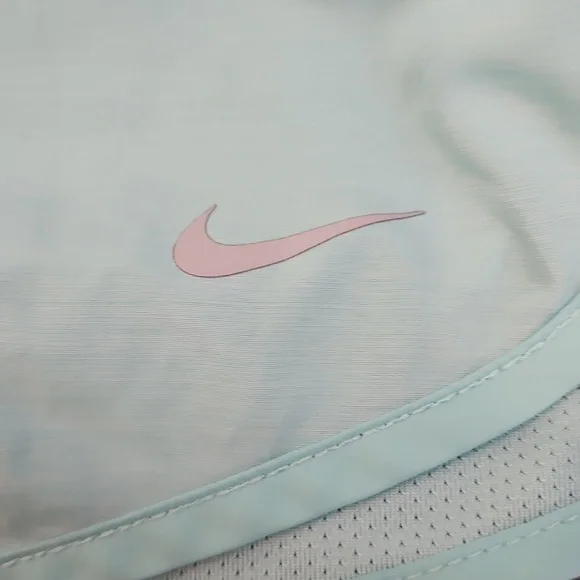 Women’s Nike Short Light  Blue/Green Running  Mefium - Picture 2 of 8